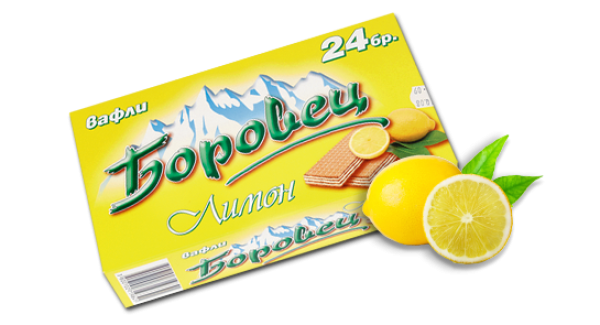 "Borovets" Waffeln mit Zitronencreme 24 St